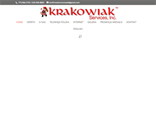Tablet Screenshot of krakowiaktv.com